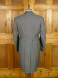 26/0476 vintage british grey pick weave canvassed morning coat 39 regular