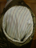 26/0468 vintage haggart of aberfeldy heavyweight green wp check 3-piece tweed suit - jacket / trouser / breeks - 42 regular