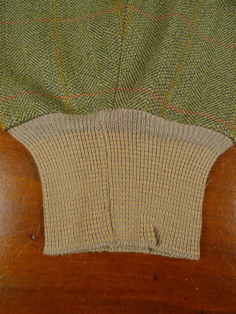 26/0468 vintage haggart of aberfeldy heavyweight green wp check 3-piece tweed suit - jacket / trouser / breeks - 42 regular