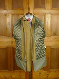 26/0467 immaculate stewart christie edinbirgh khaki wp check tweed shooting coat jacket 44-46