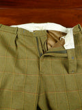 26/0466 immaculate khaki wp check tweed shooting breeks 40