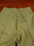 26/0487 vintage british heavyweight green derby tweed 3-piece shooting suit - jacket / 2 pair breeks - 42 regular to long