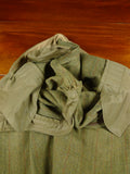 26/0487 vintage british heavyweight green derby tweed 3-piece shooting suit - jacket / 2 pair breeks - 42 regular to long