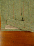 26/0487 vintage british heavyweight green derby tweed 3-piece shooting suit - jacket / 2 pair breeks - 42 regular to long