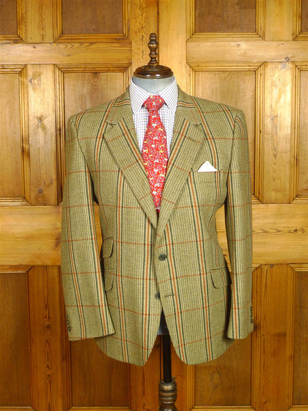 26/0494 immaculate john g hardy sporting check tweed jacket 44-45 short