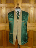 26/0495 pakeman catto carter green wp check tweed sports jacket 46 regular