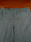 26/0497 near immaculate 2013 henry poole savile row bespoke grey pick weave 3-piece worsted suit 46 extra long