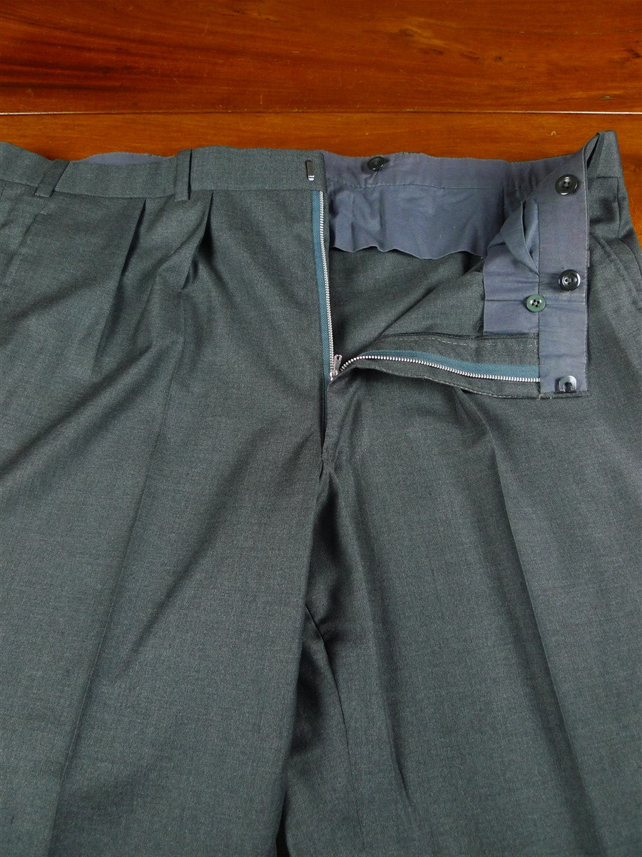 26/0506 immaculate savile row bespoke grey wool trouser 41-46