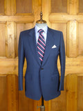 26/0504 vintage beale & inman italian wool & 20% mohair mid navy blue blazer 39 short