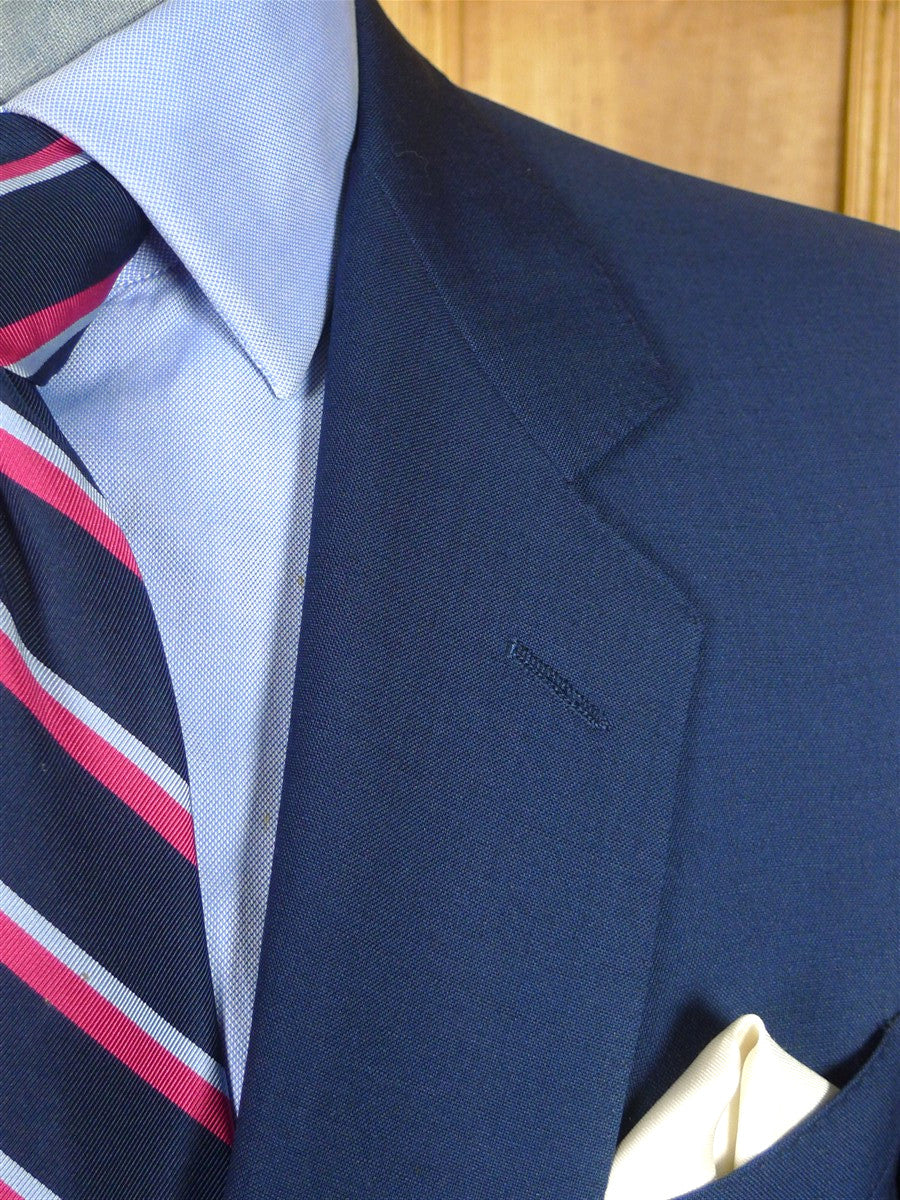 26/0504 vintage beale & inman italian wool & 20% mohair mid navy blue blazer 39 short