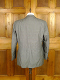 26/0519 very rare vintage 1976 caraceni of milan bespoke grey / red prince of wales check worsted suit 46 short to regular