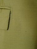 26/0520 beautiful 1960s madrid vintage khaki green 3/3 d/b mohair suit 44 regular