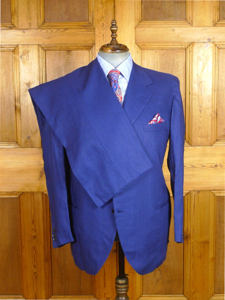 26/0563 immaculate vintage 1976 caraceni of milan bespoke linen & silk 2-piece suit 44-45 regular