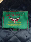 26/0544 near immaculate chrysalis green graph check tweed shooting jacket field coat w/ all weather membrane 44-45