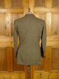 26/0552 vintage 1983 tom brown savile row bespoke brown / red wp check tweed jacket for restoration 41-42 regular