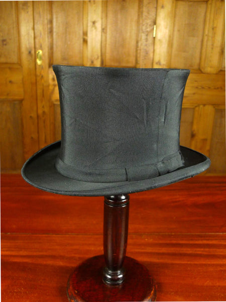26/0557 wonderful genuine 1920s 1930s vintage folding opera top hat 57 cms