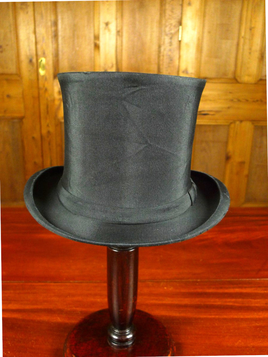 26/0557 wonderful genuine 1920s 1930s vintage folding opera top hat 57 cms