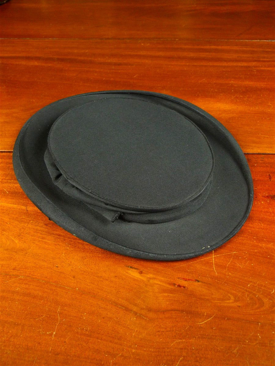 26/0557 wonderful genuine 1920s 1930s vintage folding opera top hat 57 cms