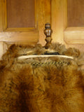26/1090 amazing 1900s antique very heavy overcoat w/ mink linings & collar 42 (uk shipping only)