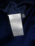 26/0561 new w/ tags hackett london blue shaved velvet dress jacket blazer 39-40 regular