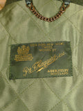 26/0564 immaculate p&j haggart of aberfeldy green wp check tweed shooting jacket field coat w/ all-weather membrane 50-52