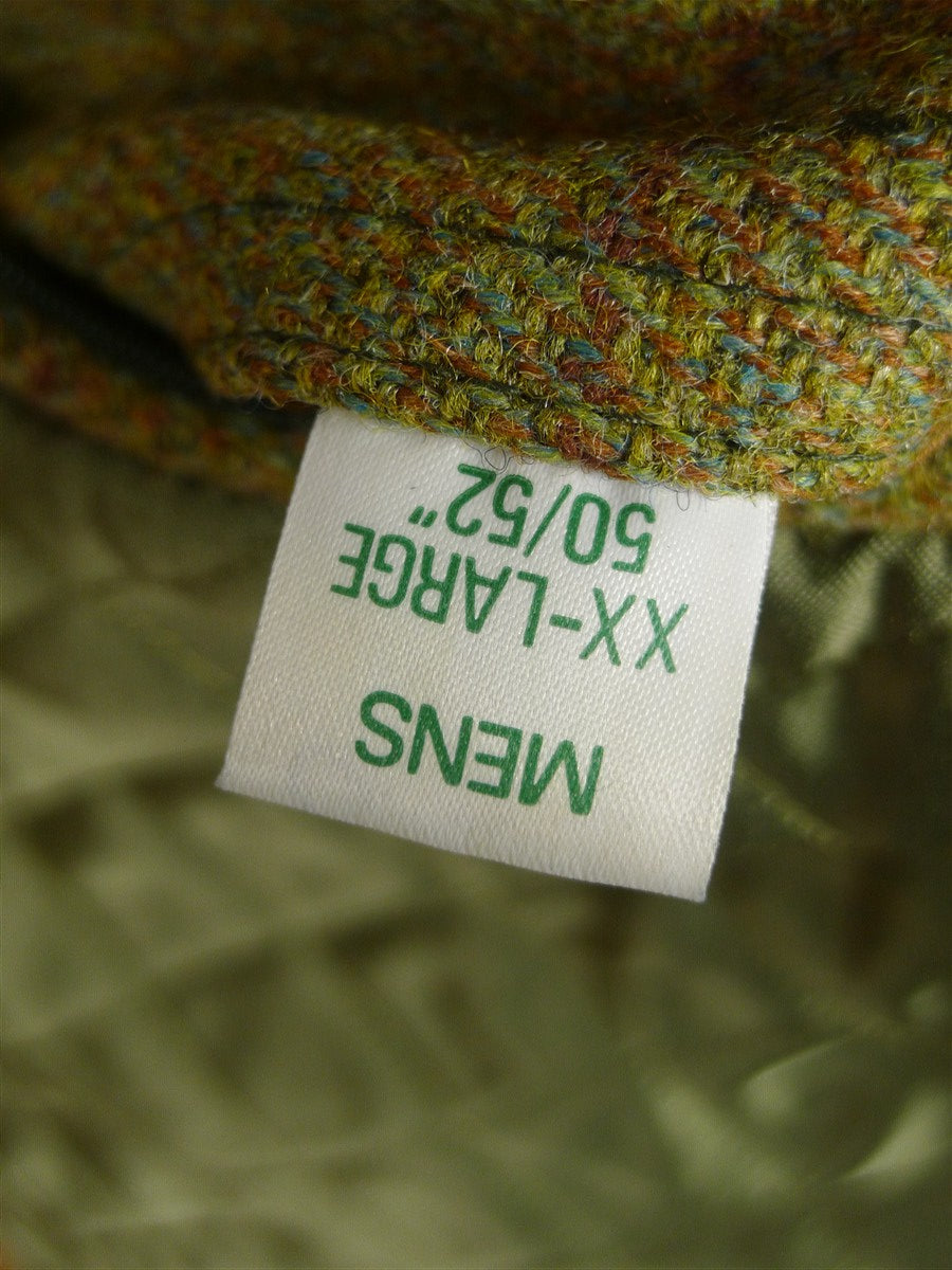 26/0564 immaculate p&j haggart of aberfeldy green wp check tweed shooting jacket field coat w/ all-weather membrane 50-52