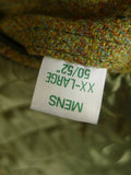 26/0564 immaculate p&j haggart of aberfeldy green wp check tweed shooting jacket field coat w/ all-weather membrane 50-52