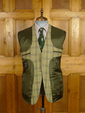 26/0566 immaculate vintage john g hardy green wp check tweed sports jacket 41-42 regular