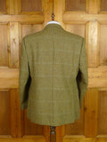 26/0570 immaculate extra-heavyweight p&j haggart of aberfeldy green wp check tweed shooting suit 48 regular