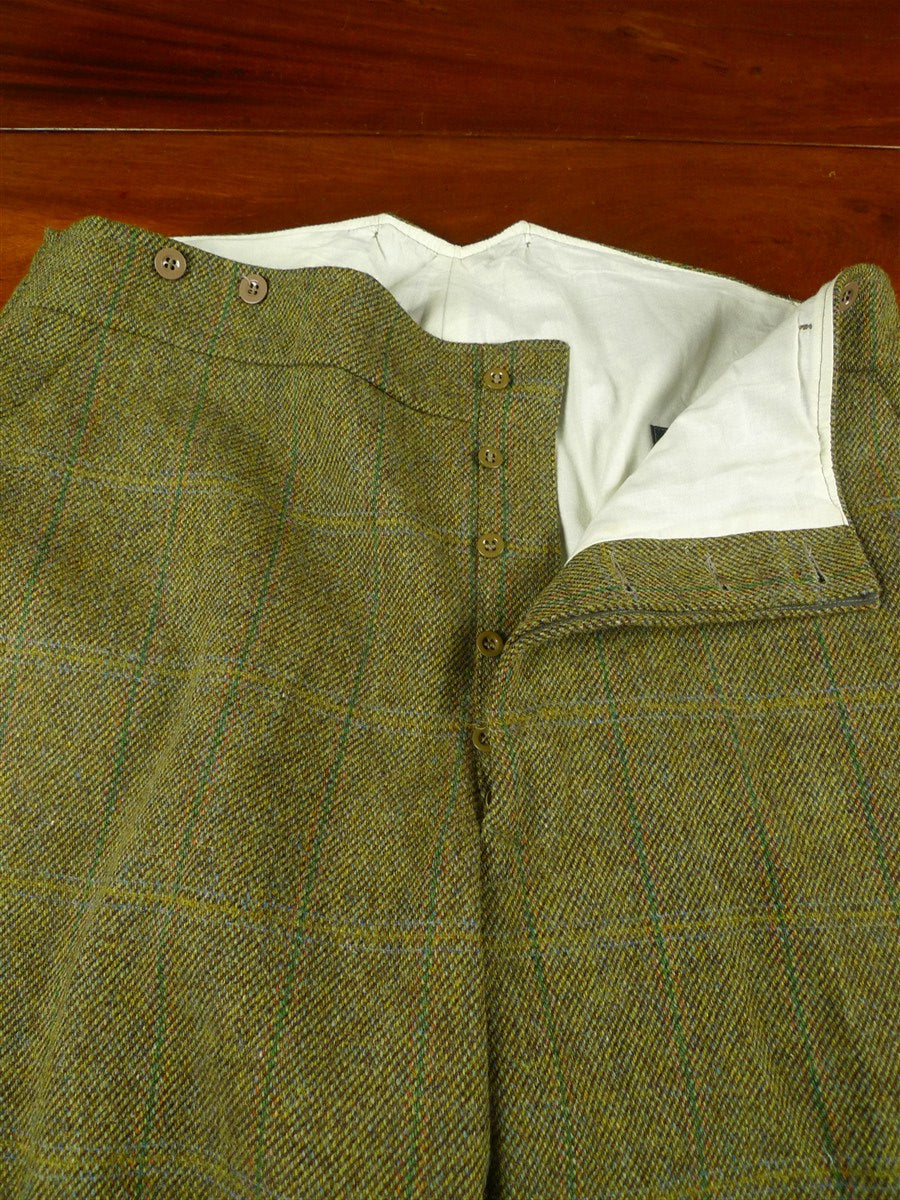 26/0570 immaculate extra-heavyweight p&j haggart of aberfeldy green wp check tweed shooting suit 48 regular