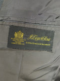 26/0579 vintage 1986 dege & sons savile row bespoke grey worsted flannel 3-piece suit 38 regular