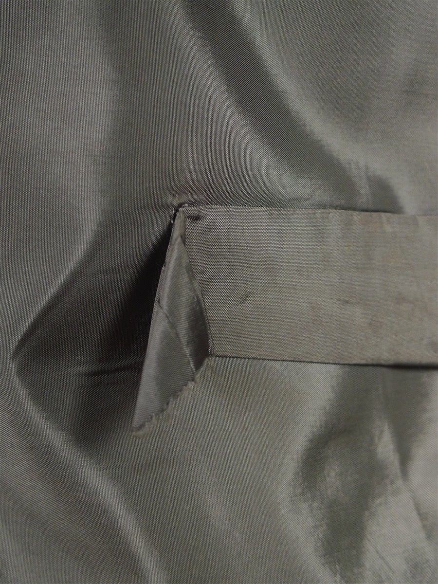 26/0579 vintage 1986 dege & sons savile row bespoke grey worsted flannel 3-piece suit 38 regular