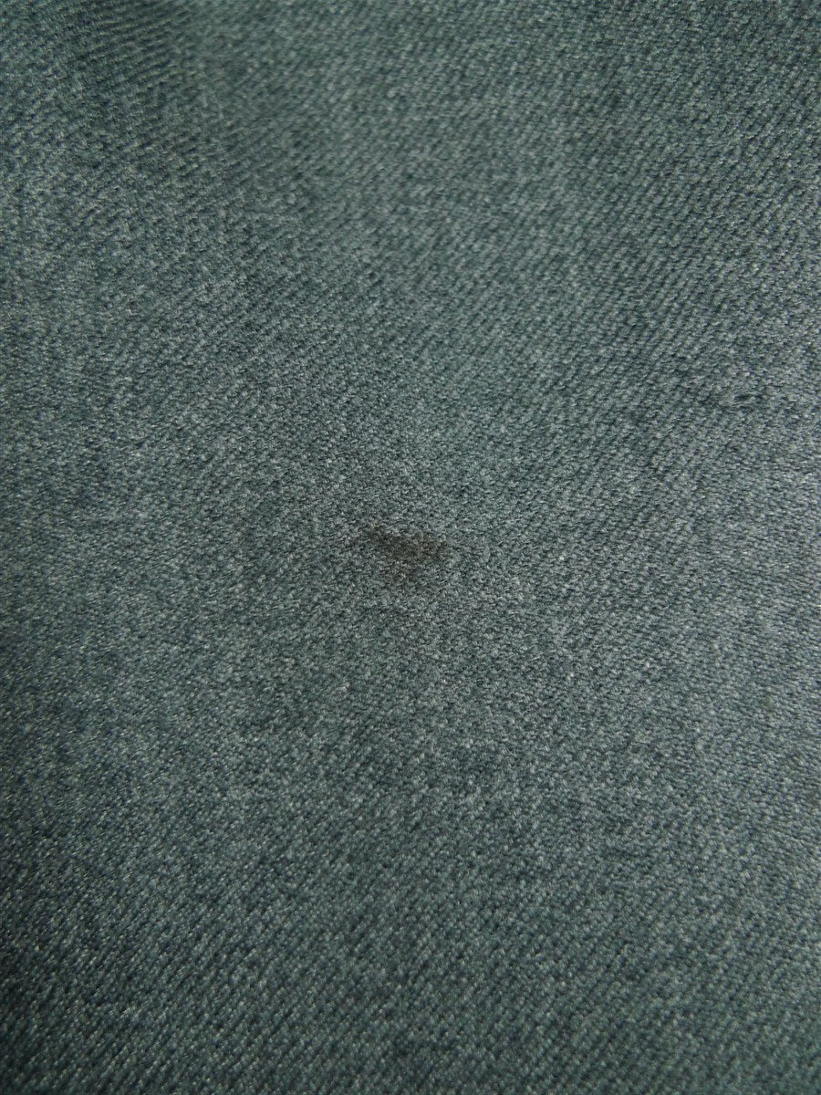 26/0579 vintage 1986 dege & sons savile row bespoke grey worsted flannel 3-piece suit 38 regular