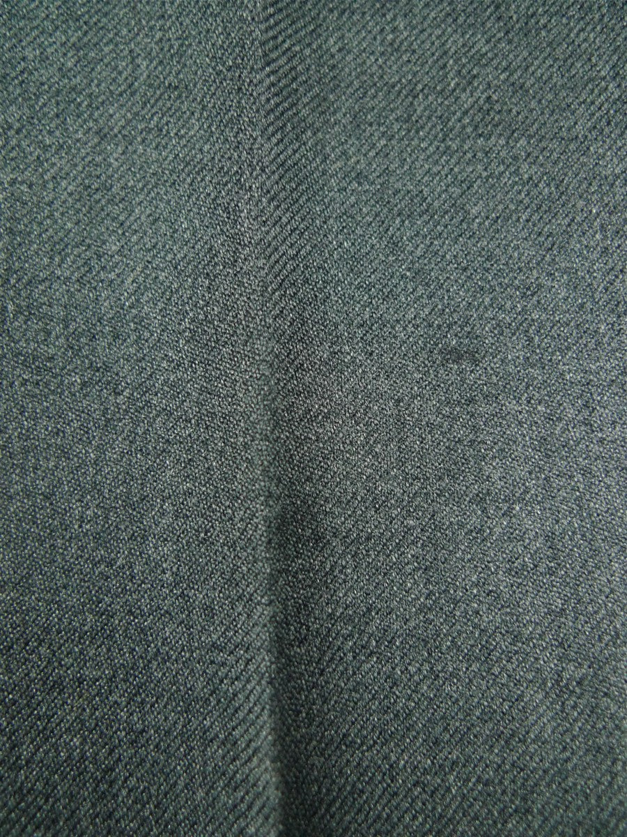 26/0579 vintage 1986 dege & sons savile row bespoke grey worsted flannel 3-piece suit 38 regular