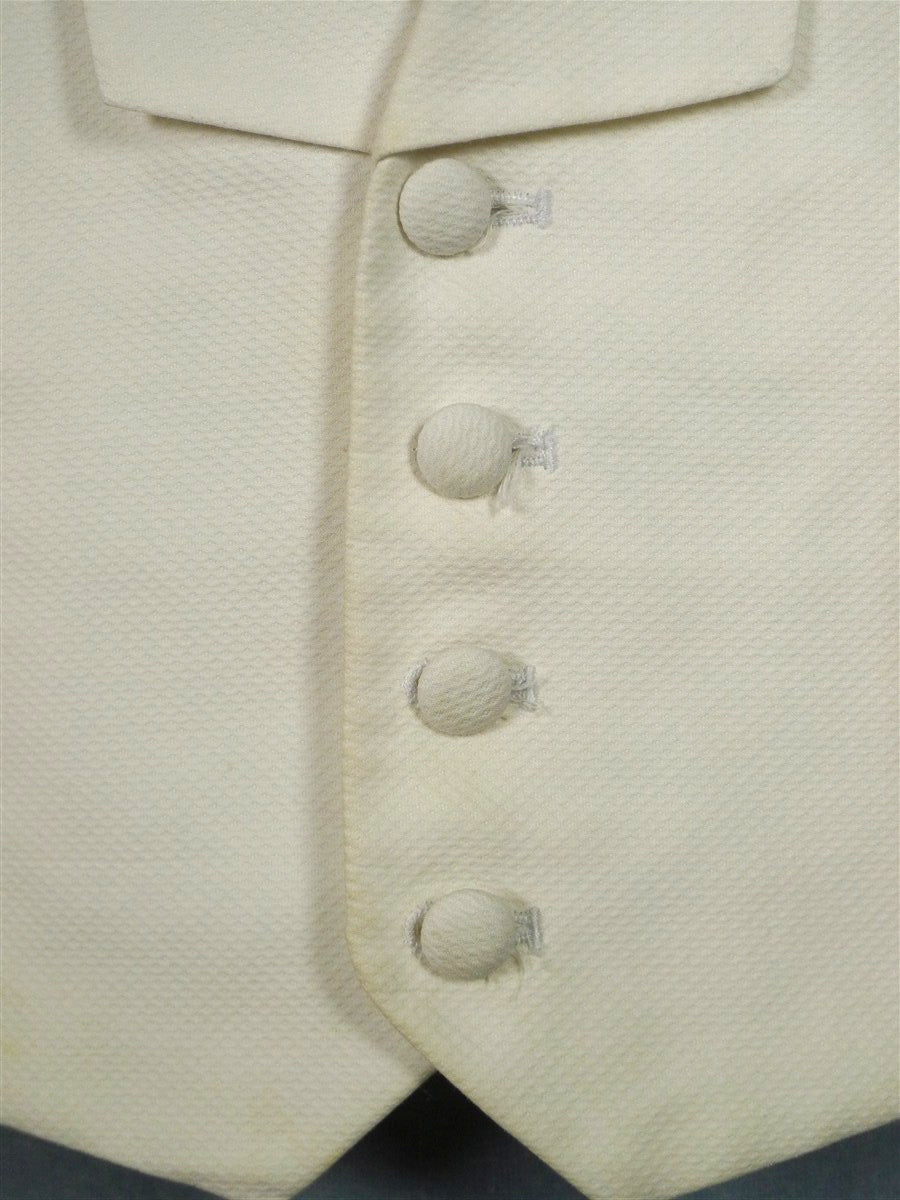 26/0590 vintage ivory white marcella front white-tie evening waistcoat 41