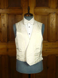 26/0590 vintage ivory white marcella front white-tie evening waistcoat 41