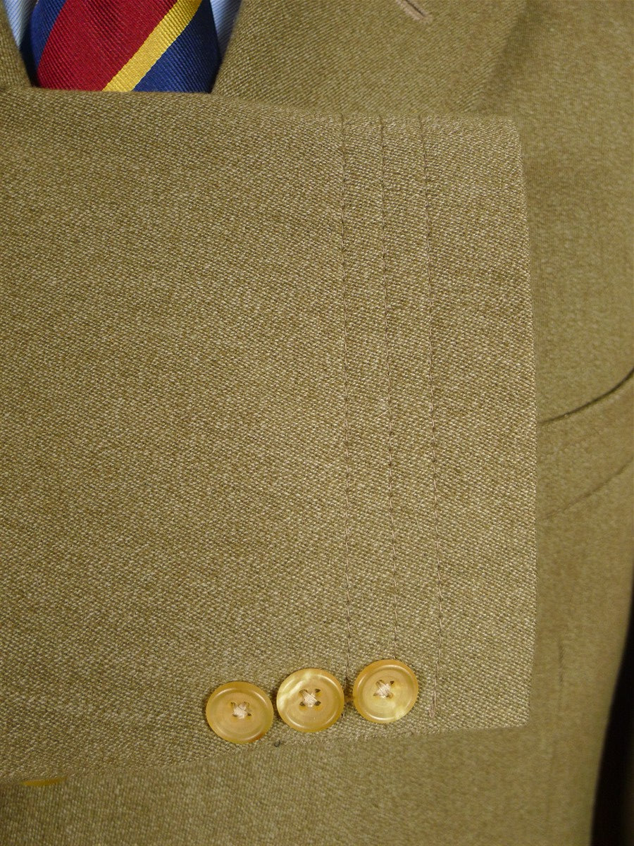 26/0593 immaculate vintage daks signature stone venetian wool covert coat w/ horn buttons 41-42 regular