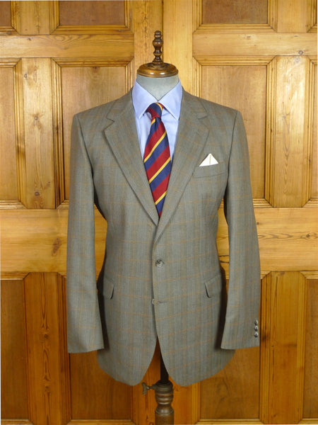 26/0597 immaculate vintage john g hardy wp check wool twist sports jacket 42 long