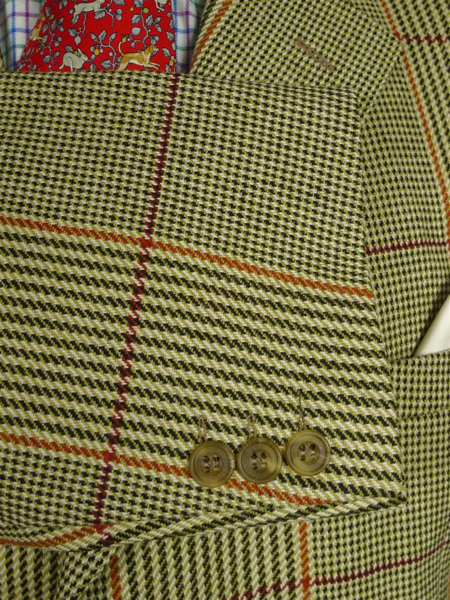 26/0624 immaculate john g hardy heavyweight alsport check tweed jacket 46 long
