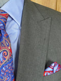 26/0622 kilgour savile row canvassed rtw grey super 120s wool suit 42 regular to long