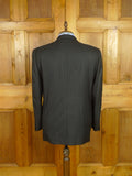 26/0635 madrid 1989 bespoke canvassed 90% merino wool & 10% cashmere grey d/b suit 44-45 regular