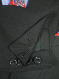 26/0635 madrid 1989 bespoke canvassed 90% merino wool & 10% cashmere grey d/b suit 44-45 regular