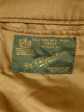26/0642 vintage p&j haggart of aberfeldy brown glen check heavyweight tweed jacket 42 regular