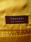 26/0643 immaculate bladen supasax 100% lambswool graph check herringbone tweed jacket 46 regular
