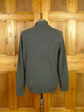 26/0648 immaculate hackett 100% merino wool gun check cardigan xxl