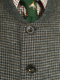 26/0648 immaculate hackett 100% merino wool gun check cardigan xxl
