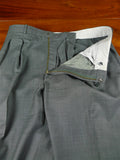 26/0631 madrid 1995 bespoke canvassed grey pick weave d/b worsted suit 43-44 regular
