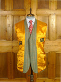 26/0647 near immaculate bladen supasax green wp check tweed jacket 42 regular