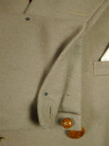 26/0652 wonderful genuine 1950s 1960s vintage british warm style overcoat w/ original leather buttons 42 regular