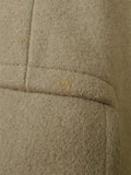 26/0652 wonderful genuine 1950s 1960s vintage british warm style overcoat w/ original leather buttons 42 regular